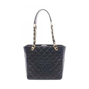 CHANEL Matelasse PST Tote Bag, Handbag, Leather, Grained Calfskin, Women's, B...